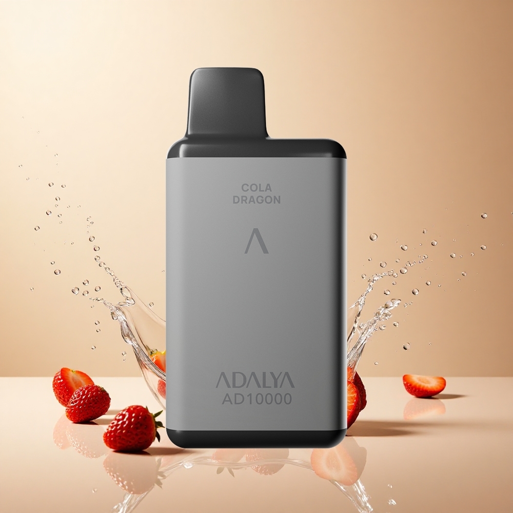 Strawberry Splash Adalya AD 10000 Puffs Disposable Vape USB-C wholesale vapes Ireland Space Gray
