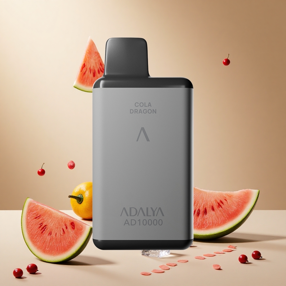Watermelon Ice Adalya AD 10000 Puffs Disposable Vape Wholesale Vapes Ireland Space Gray