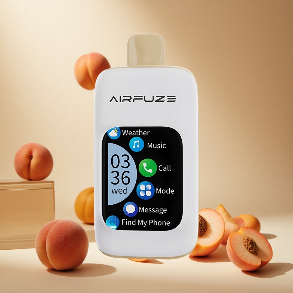 Juicy Peach AirFuze Smart 30000 Puffs Disposable Vape wholesale vapes Ireland 900mAh Type-C