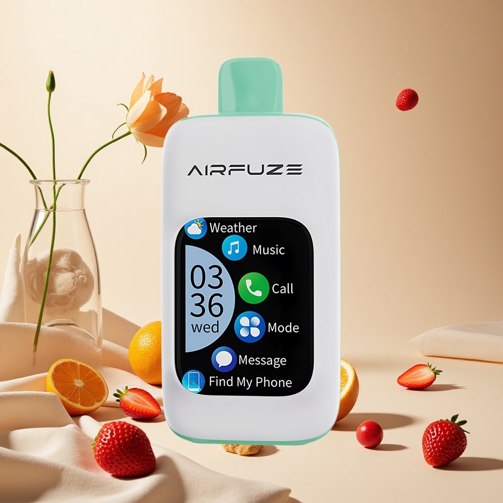 Strawberry Summertime AirFuze Smart 30000 Puffs Disposable wholesale vapes Ireland with Touch Screen