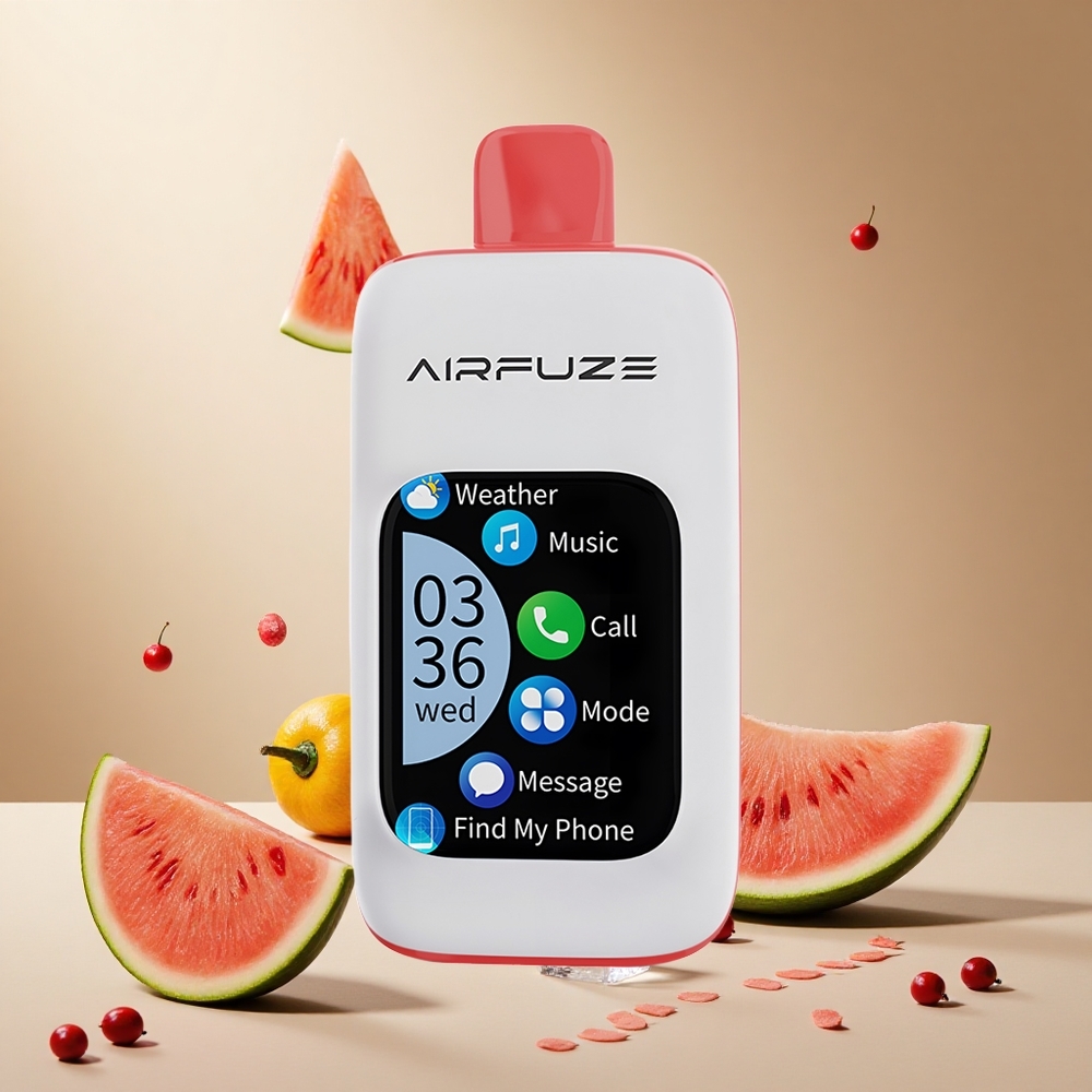 Watermelon Ice AirFuze Smart 30000 Puffs Disposable Vape wholesale vapes Ireland with 5% Nicotine & Type-C
