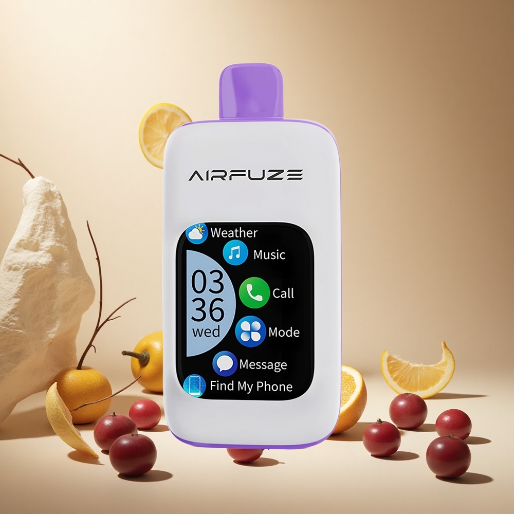 Grape Burst AirFuze Smart Pro 40000 Puffs wholesale vapes Ireland Rechargeable Touch Screen