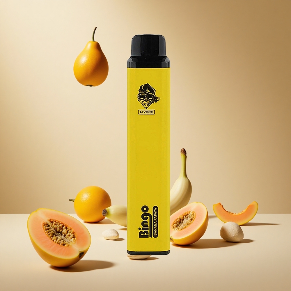 Banana Papaya Aivono AIM BINGO 4000 Puffs wholesale vapes Ireland 1000mAh Rechargeable