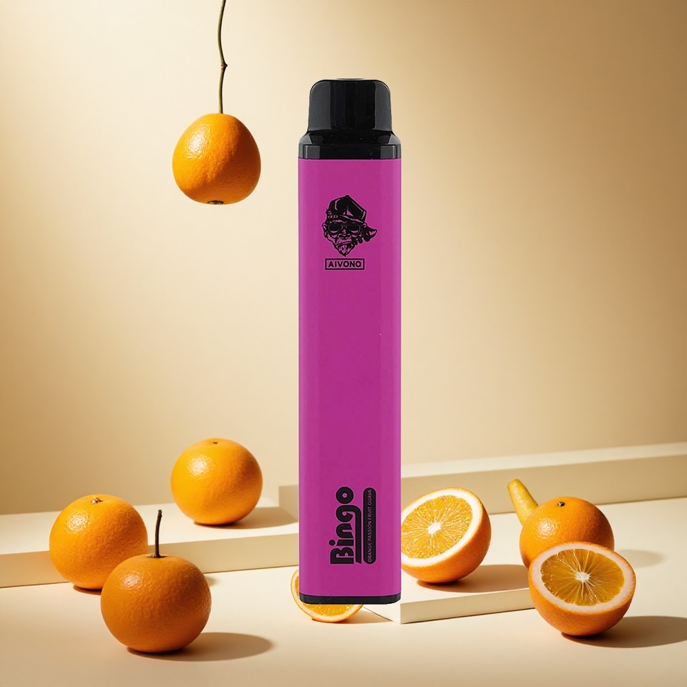 Orange Passion Fruit Guava Aivono AIM BINGO 4000 Puffs Wholesale Vapes Ireland 10mL 1000mAh