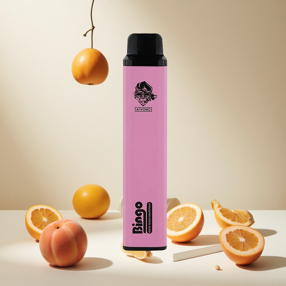 White Peach Grapefruit Aivono AIM BINGO 4000 Puffs wholesale vapes Ireland 10mL 1000mAh