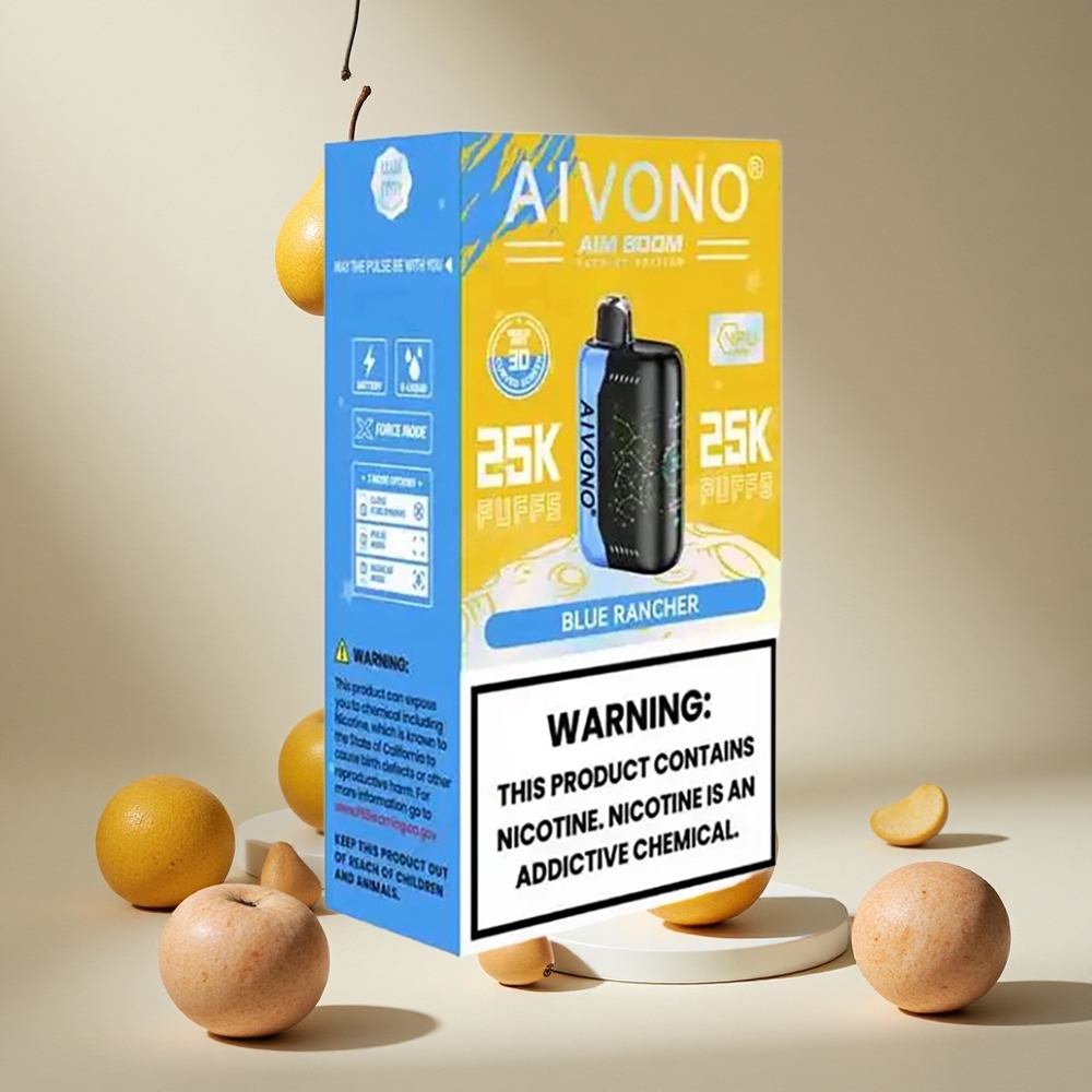 Blue Rancher Aivono AIM BOOM 25000 Puffs wholesale vapes Ireland 28ml 650mAh