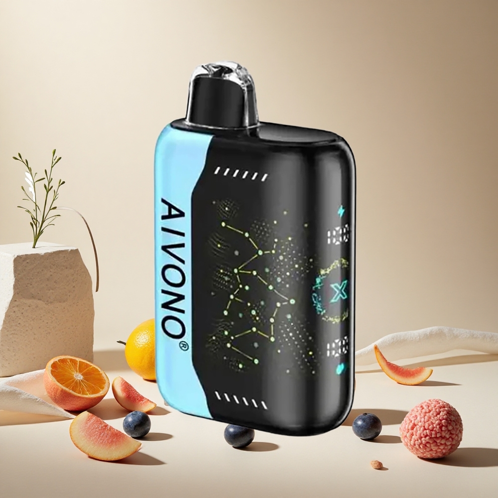 Blue Razz Ice Aivono AIM BOOM 25000 Puffs wholesale vapes Ireland Type-C Charging