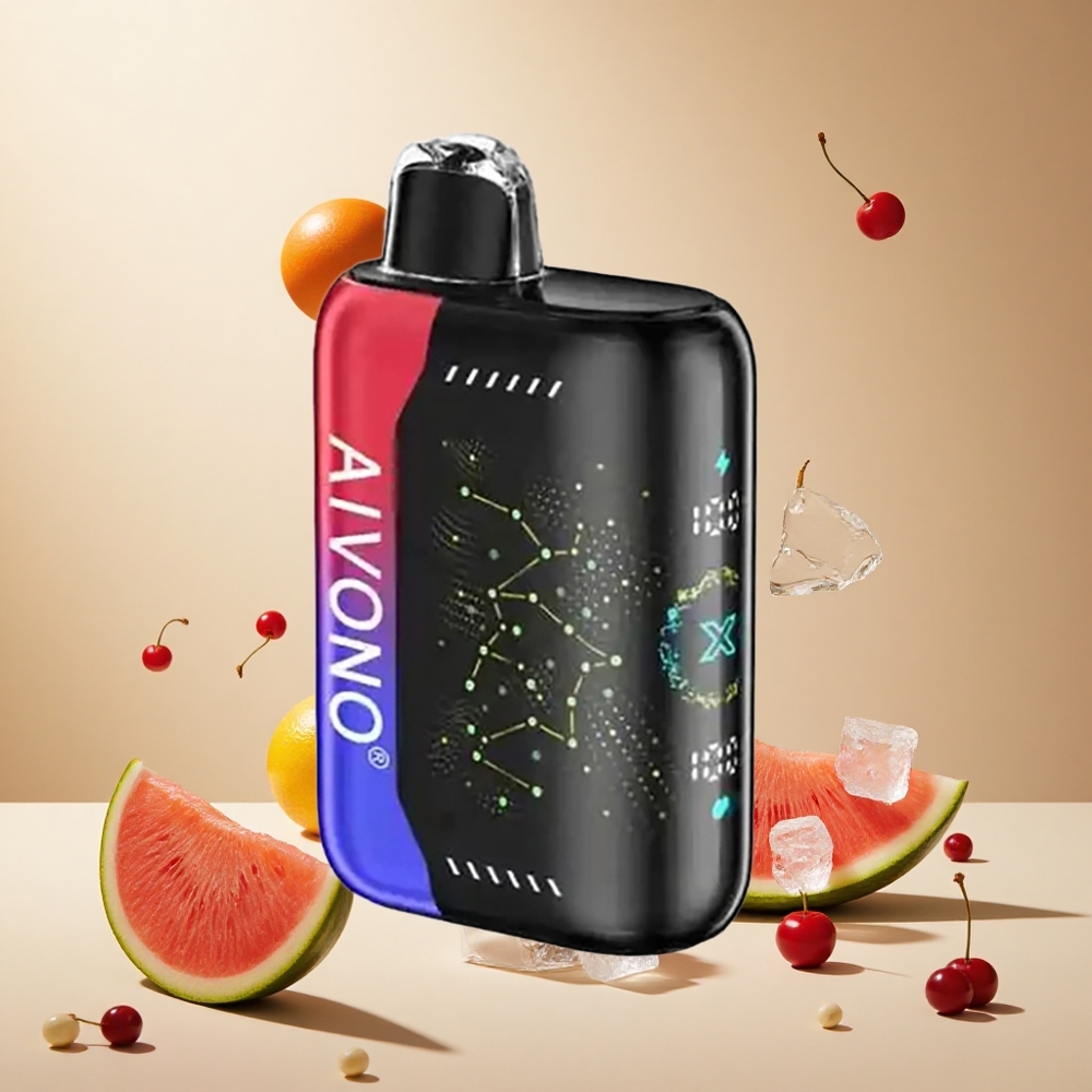 Iced Watermelon Cherry Aivono AIM BOOM 25000 Puffs wholesale vapes Ireland 28ml E-Liquid