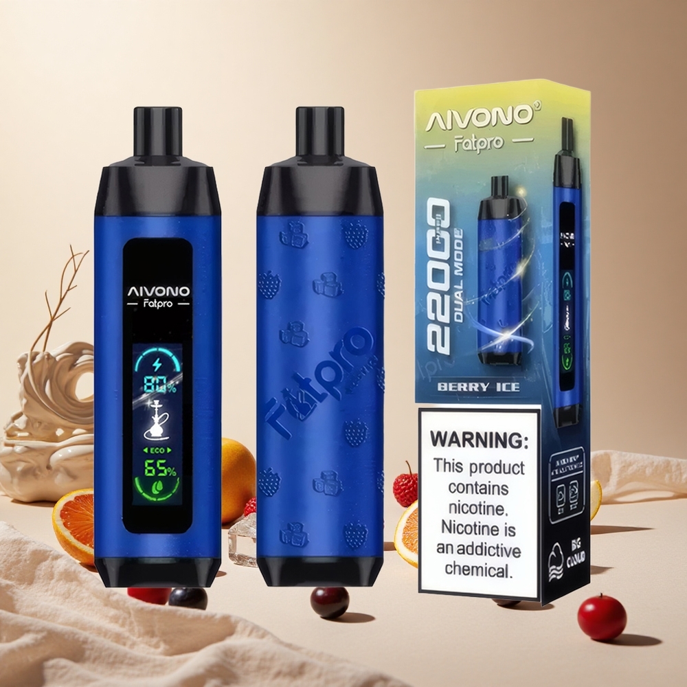 Berry Ice Aivono AIM FATPRO 22000 Puffs wholesale vapes Ireland 28ml Rechargeable