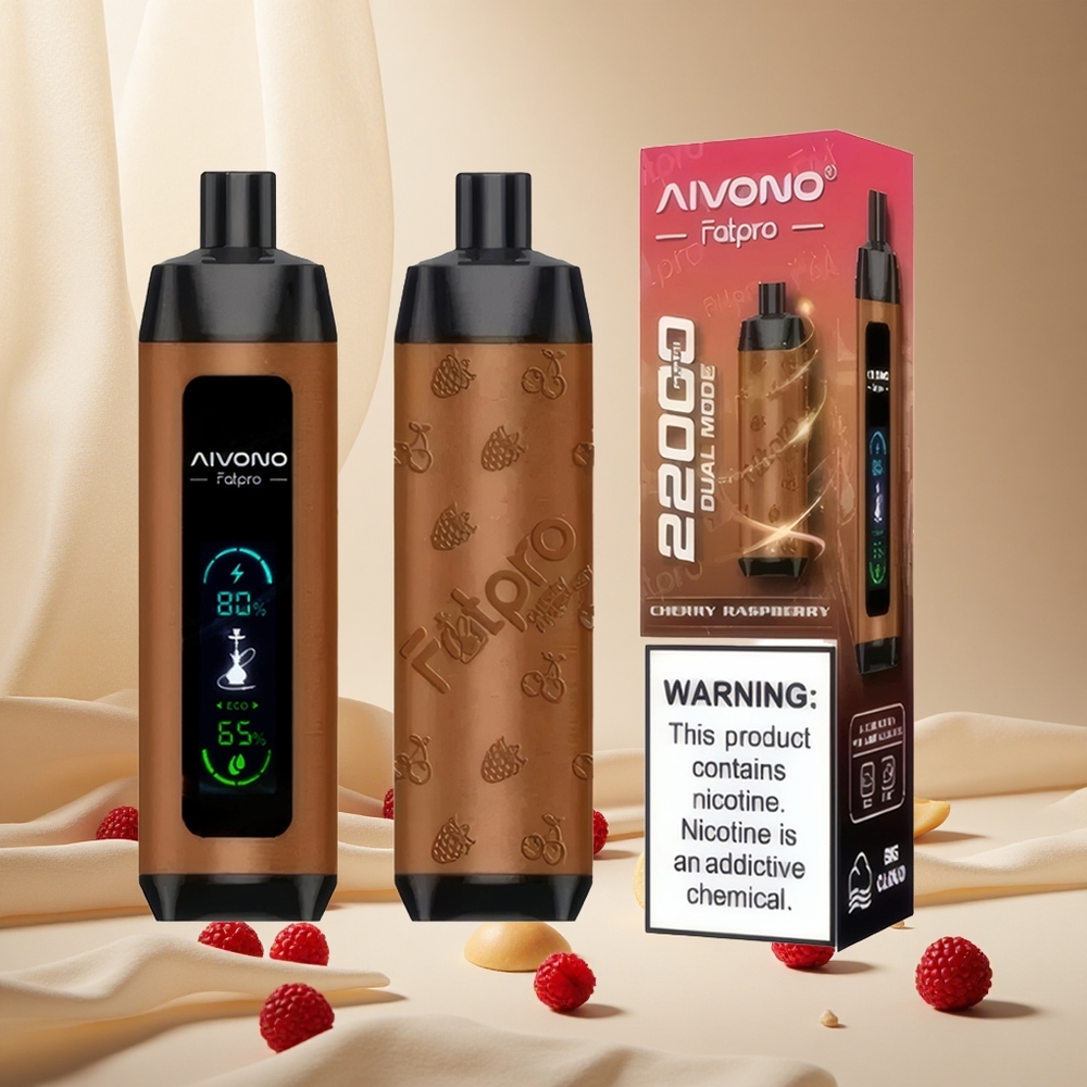 Cherry Raspberry Aivono AIM FATPRO 22000 Puffs wholesale vapes Ireland Eco/Boost Dual Modes