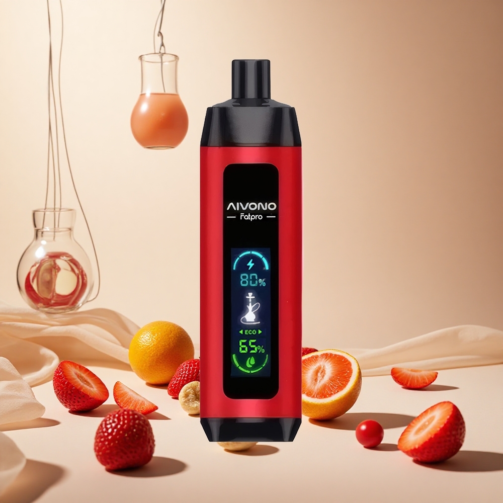 Strawberry Punch Aivono AIM FATPRO 22000 Puffs wholesale vapes Ireland Rechargeable 600mAh