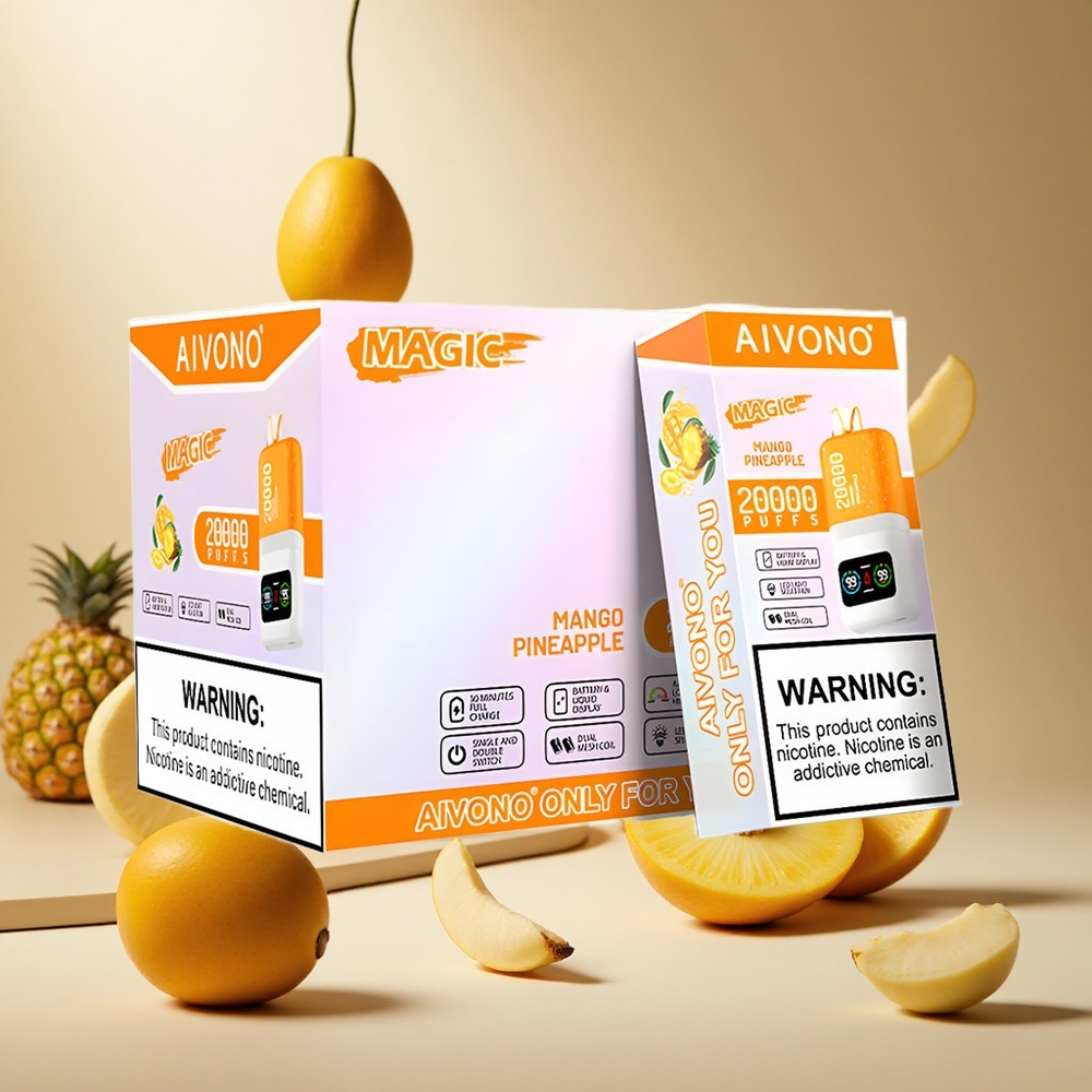 Mango Pineapple Aivono AIM MAGIC 20000 Puffs wholesale vapes Ireland Dual Mesh Coils