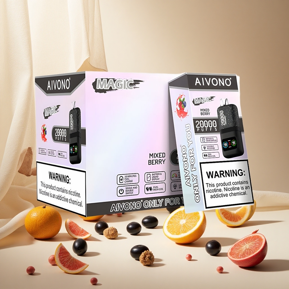 Mixed Berry Aivono AIM MAGIC 20000 Puffs wholesale vapes Ireland Dual Mesh Coils