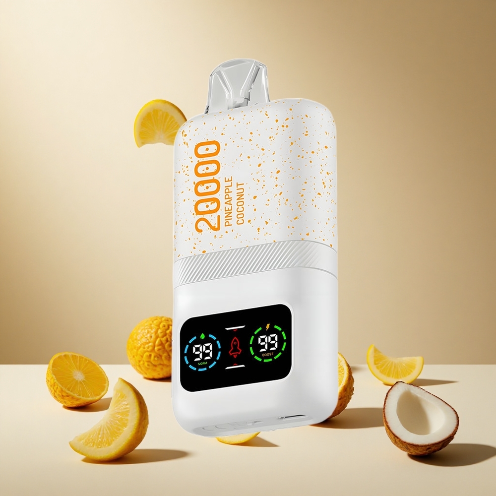 Pineapple Coconut Aivono AIM MAGIC 20000 Puffs wholesale vapes Ireland Dual Mesh LCD