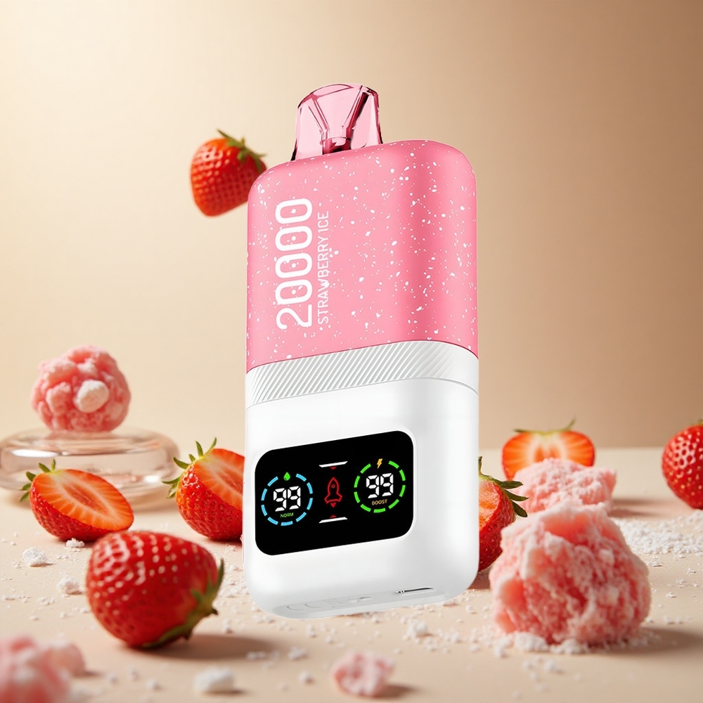 Strawberry Ice Aivono AIM MAGIC 20000 Puffs wholesale vapes Ireland Dual Mesh Coils
