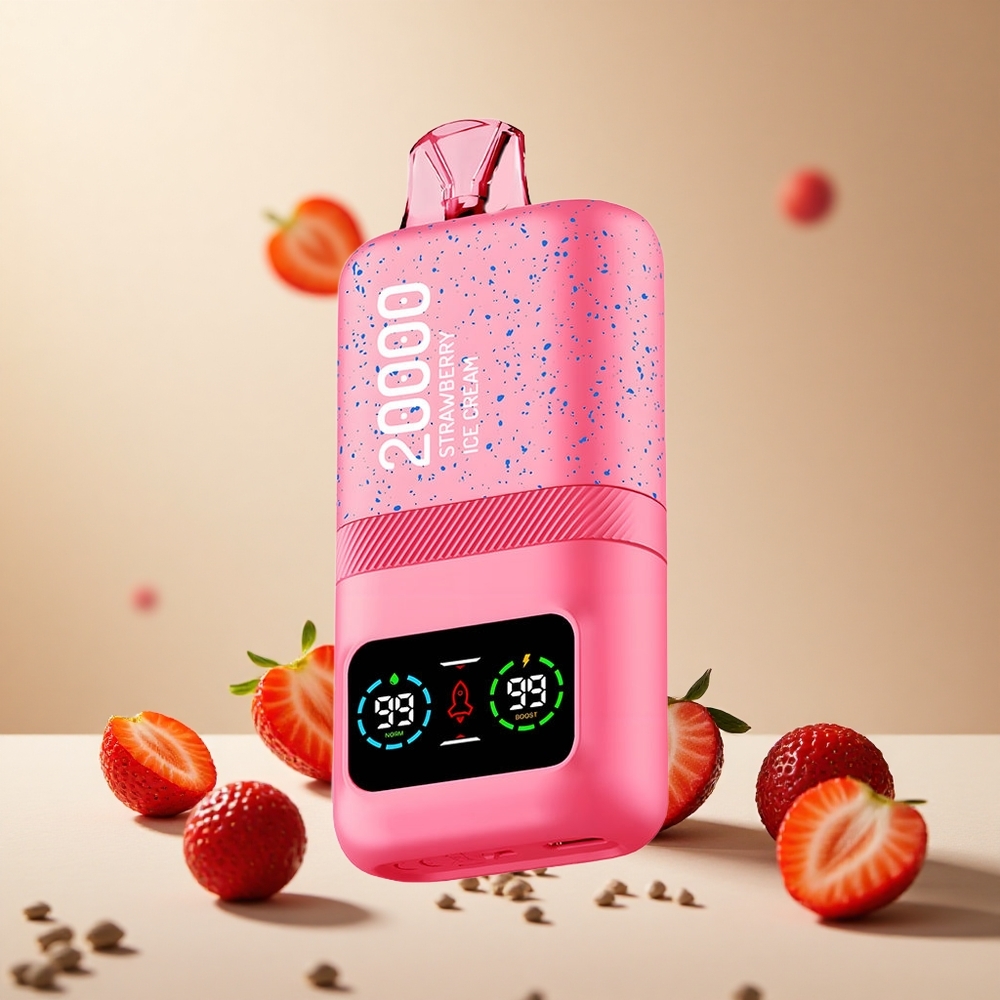 Strawberry Ice Cream Aivono AIM MAGIC 20000 Puffs wholesale vapes Ireland Dual Mesh Coils