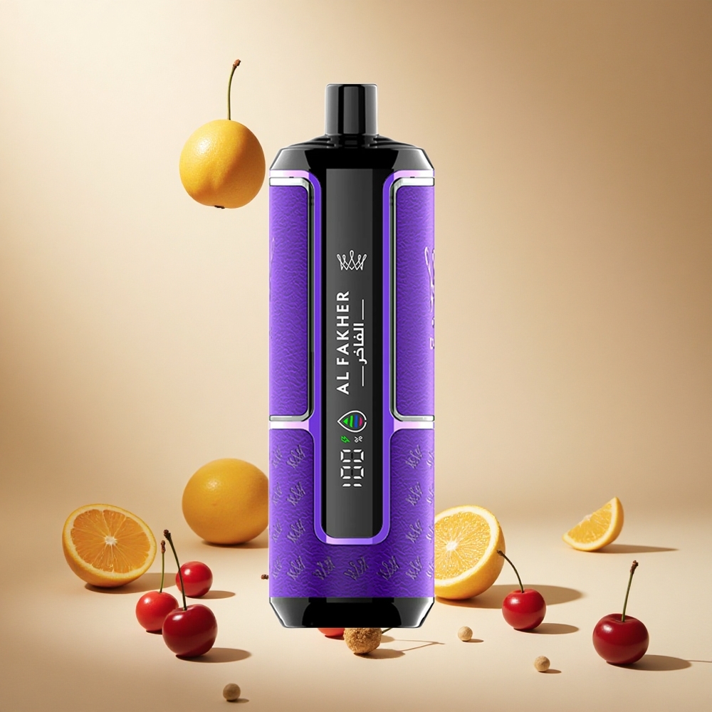 Cherry Fiesta Al Fakher Crown Bar 15K Hypermax Disposable Vape Kit wholesale vapes Ireland 22ml DTL