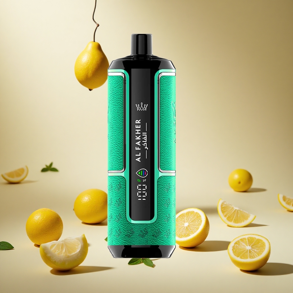 Lemon Mint Al Fakher Crown Bar 15K Hypermax Disposable wholesale vapes Ireland 22ml DTL