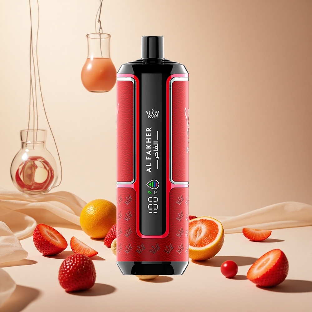 Strawberry Punch Al Fakher Crown Bar 15K Hypermax Disposable Vape Kit wholesale vapes Ireland 22ml