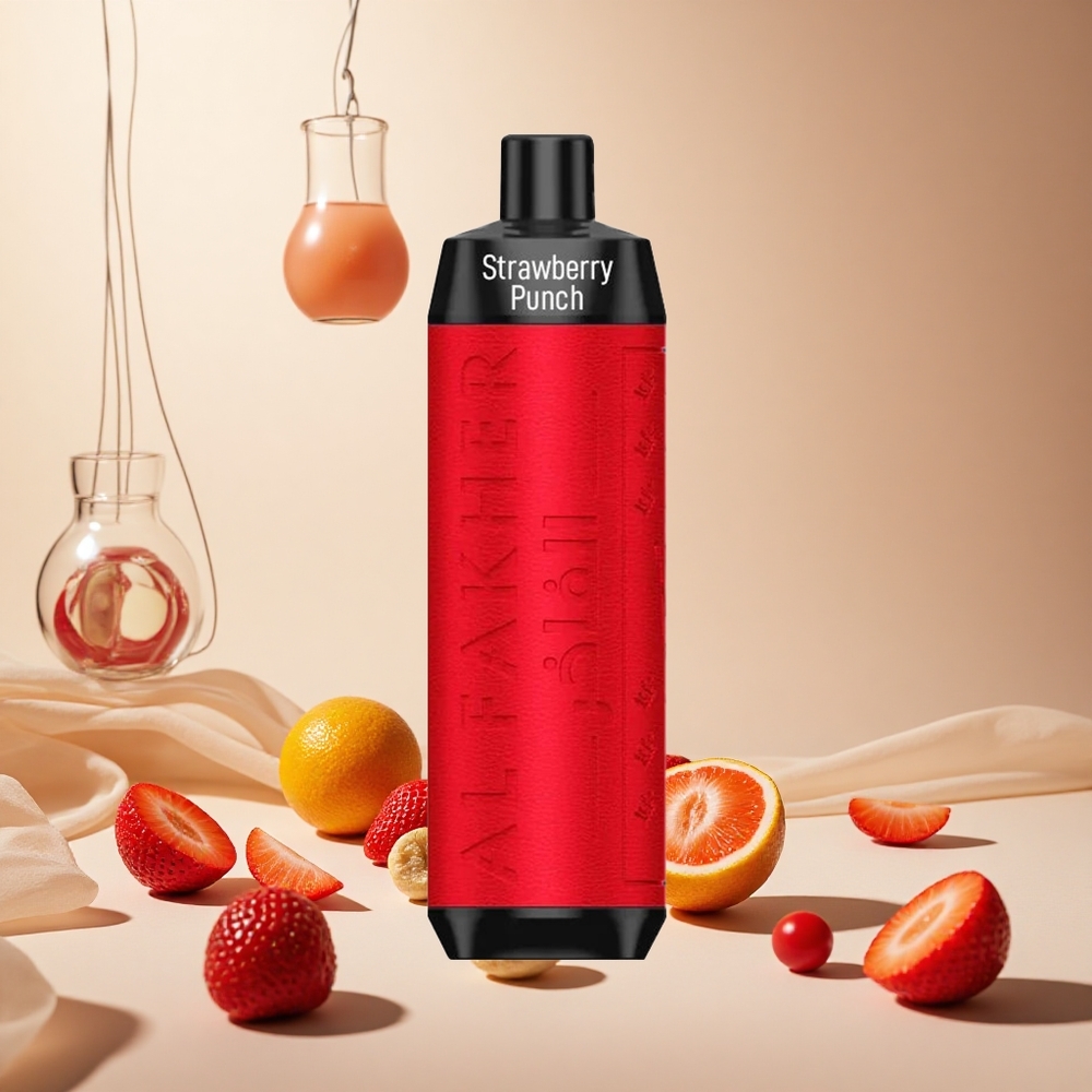 Strawberry Punch Al Fakher Crown Bar 8000 wholesale vapes Ireland Disposable Vape 18ml