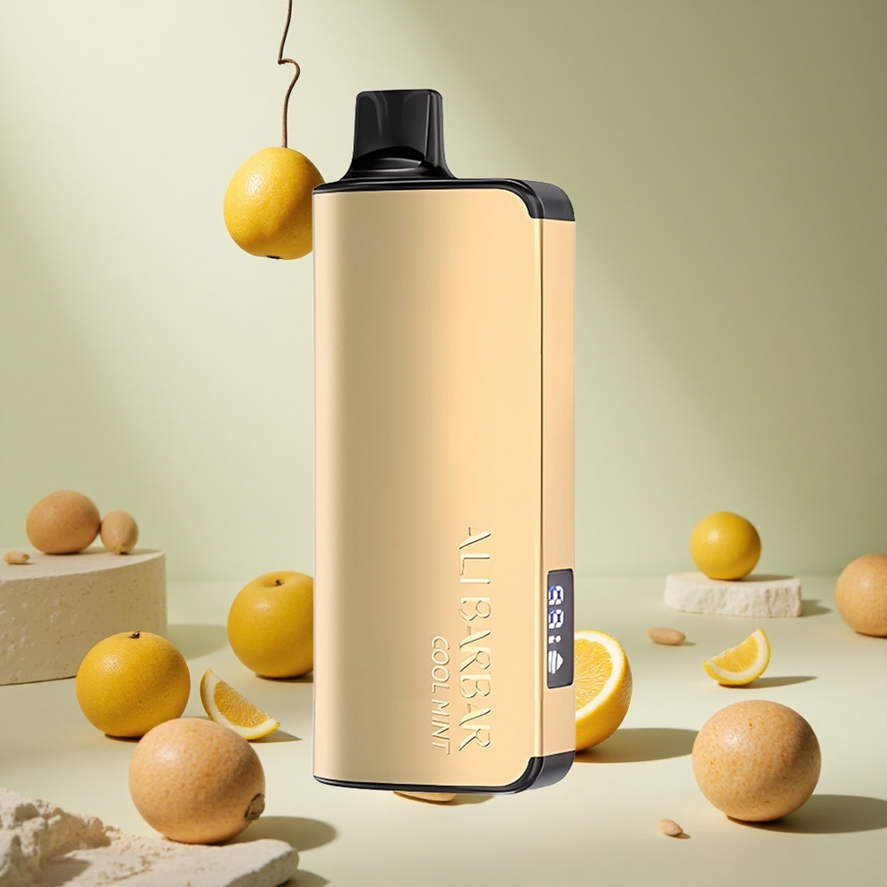 Cool Mint Alibarbar Ingot 9000 Puffs wholesale vapes Ireland 22ml LED Display