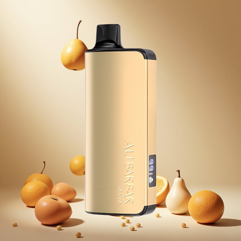 Fanta Alibarbar Ingot 9000 Puffs wholesale vapes Ireland 22ml LED Display