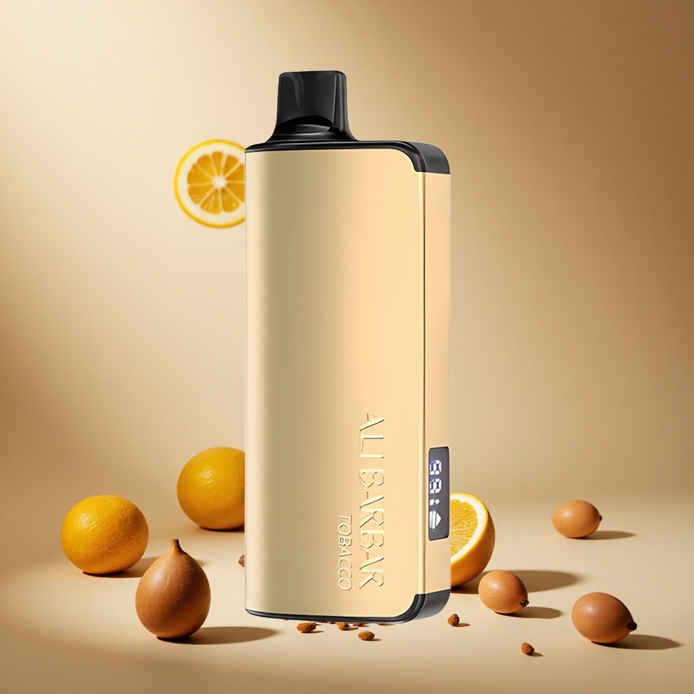 Tobacco Alibarbar Ingot 9000 Puffs wholesale vapes Ireland 22ml LED Display