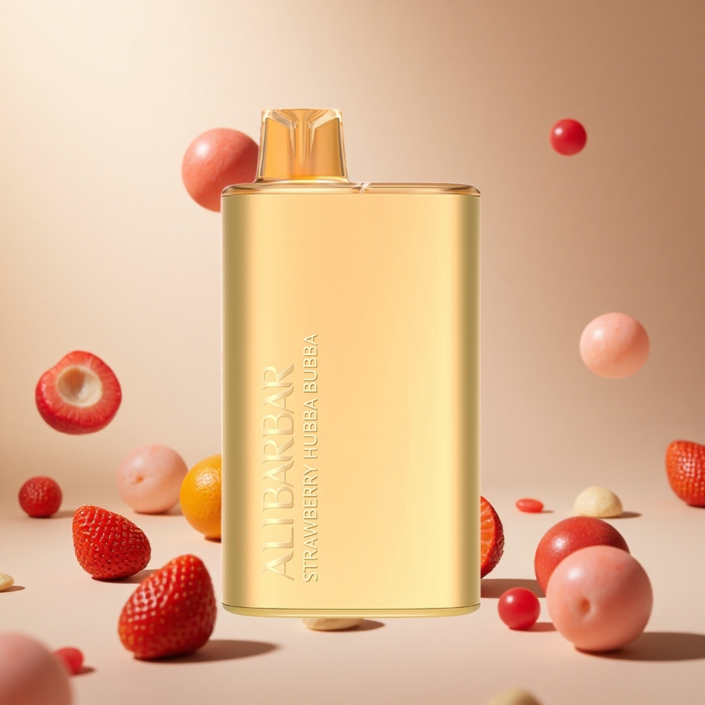 Strawberry Hubba Bubba Alibarbar Rich 8000 Puffs Disposable Vape Up to 8000 Puffs wholesale vapes Ireland Non Rechargeable