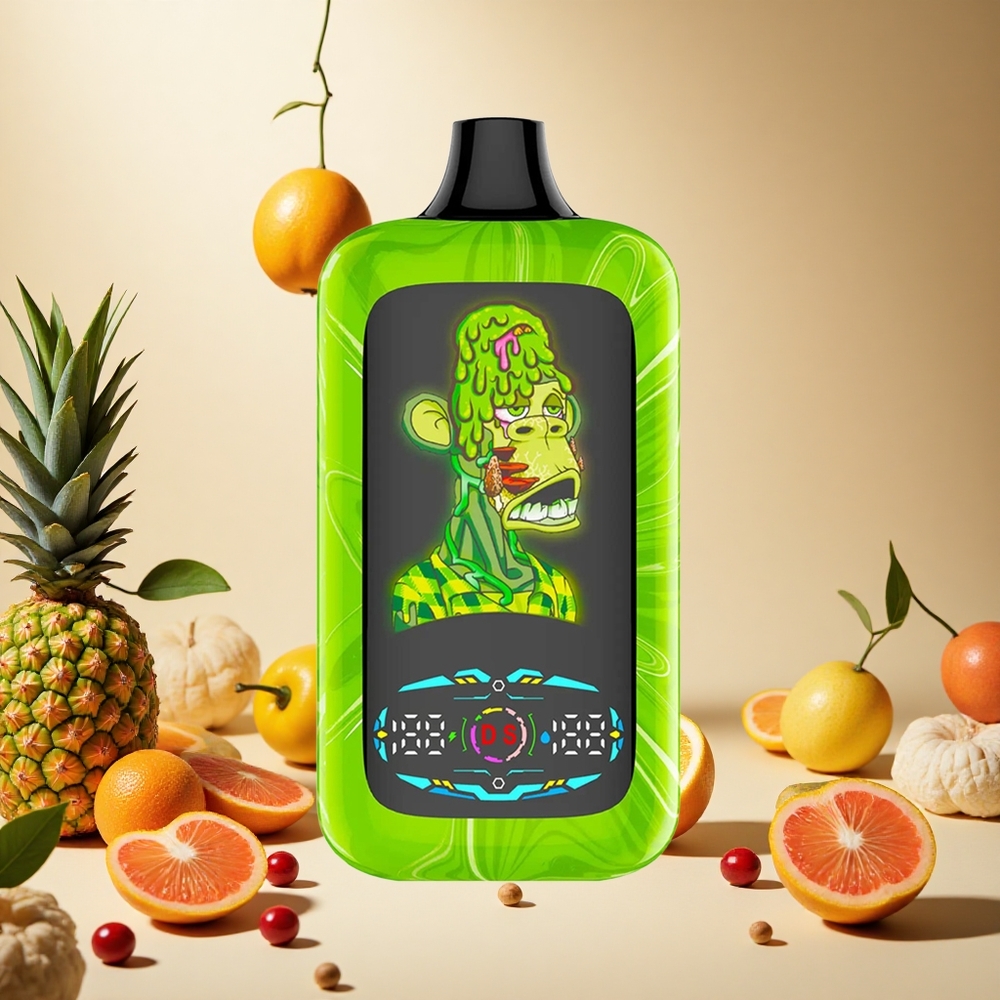 Tropical Rainbow Blast Fumot Digital Monkey 40000 Puffs Dual Mesh Coil wholesale vapes Ireland Type-C Port