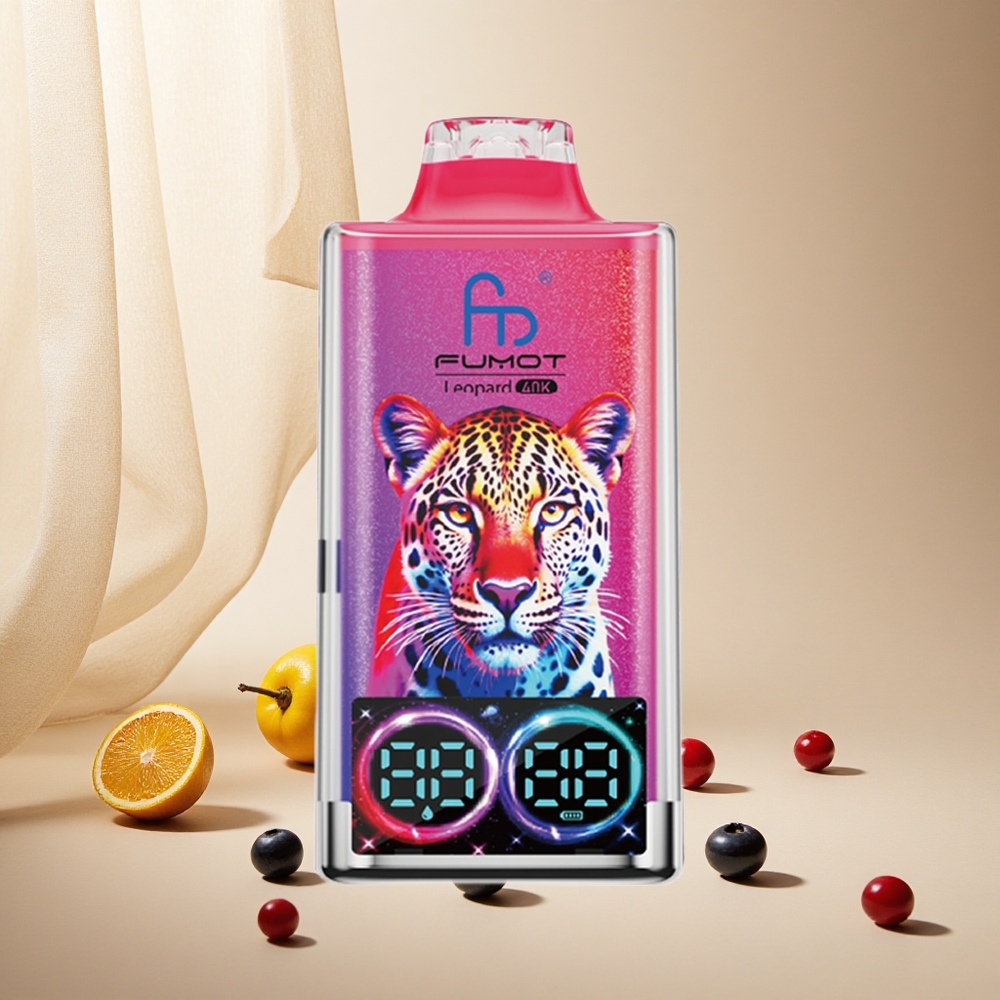 Blueberry Cherry Cranberry Fumot Leopard 40K Puffs Dual Mesh wholesale vapes Ireland Type-C Charging