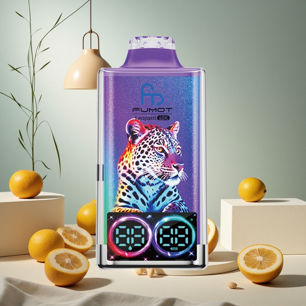 Mr Blue Fumot Leopard 40K Puffs Dual Mesh wholesale vapes Ireland Type-C Charging