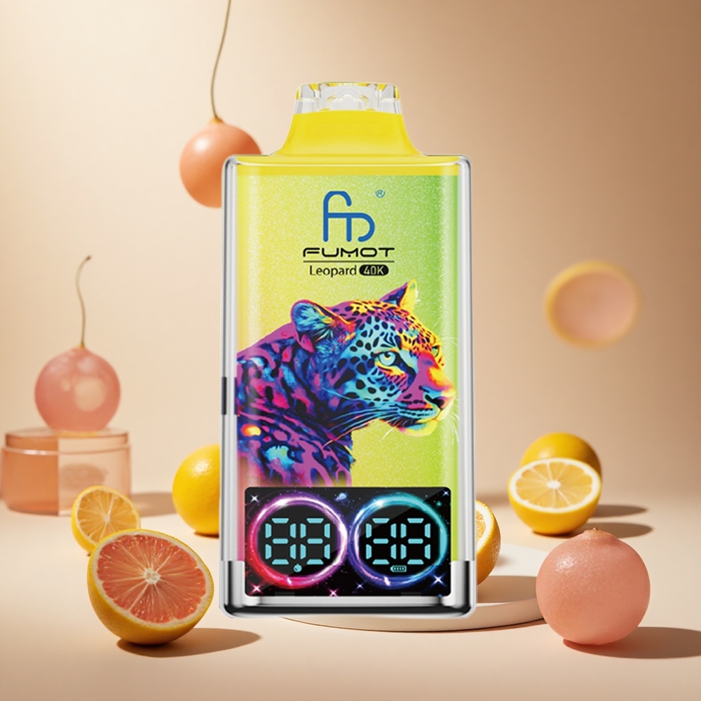 Pink Lemonade Fumot Leopard 40K Puffs wholesale vapes Ireland Dual Mesh
