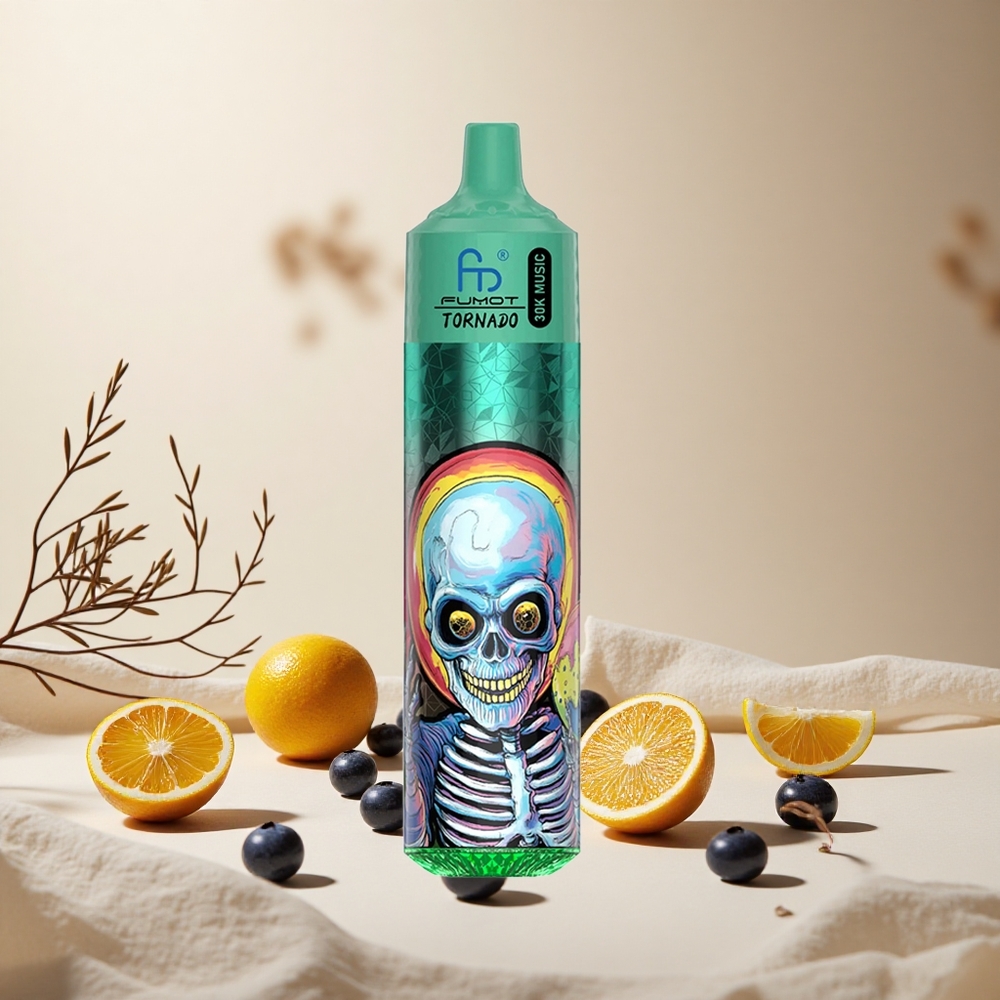 Blueberry Ice Fumot RandM Tornado 30000 Puffs wholesale vapes Ireland 30mL 2% 5% Nicotine