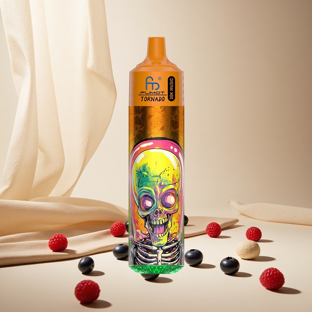 Blueberry Raspberry Fumot RandM Tornado 30000 Puffs wholesale vapes Ireland 30mL 2% 5% Nicotine