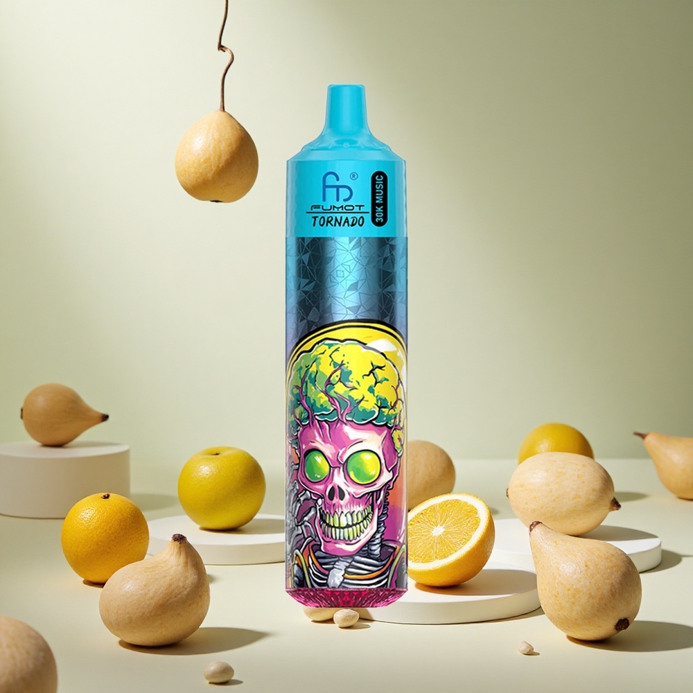 Mint Ice Fumot RandM Tornado 30000 Puffs 30mL wholesale vapes Ireland LED Display