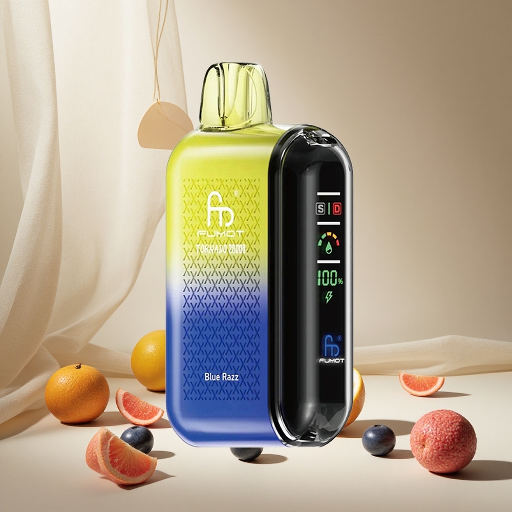 Blue Razz Fumot Tornado 20000 Puffs Dual Mesh wholesale vapes Ireland