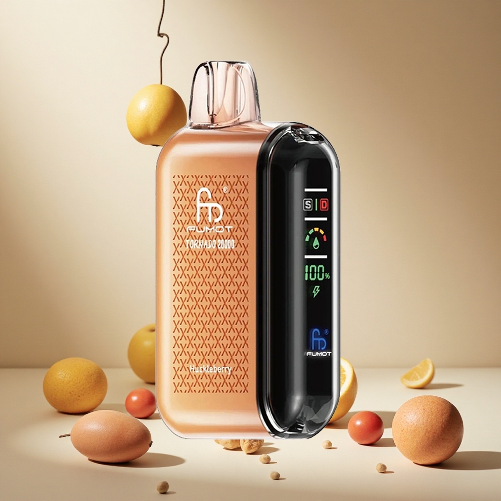 Huckleberry Fumot Tornado 20000 Puffs Dual Mesh wholesale vapes Ireland Rechargeable