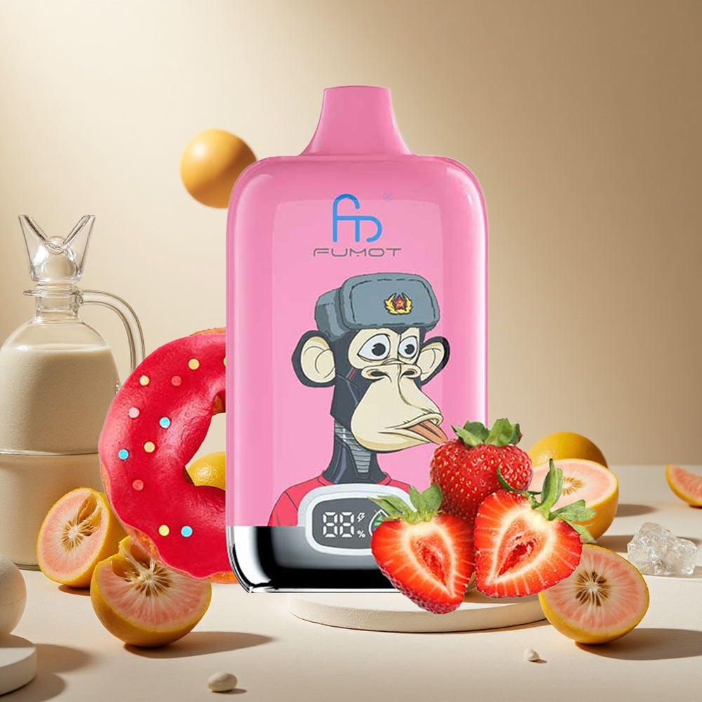 Lush Ice Fumot Tornado Digital Box 12000 Puffs wholesale vapes Ireland with Type-C Charging