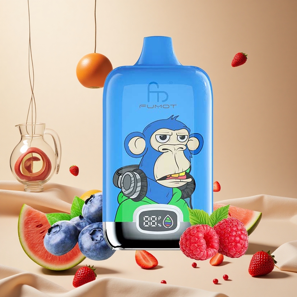 Strawberry Watermelon Fumot Tornado Digital Box 12000 Puffs wholesale vapes Ireland Mesh Coil