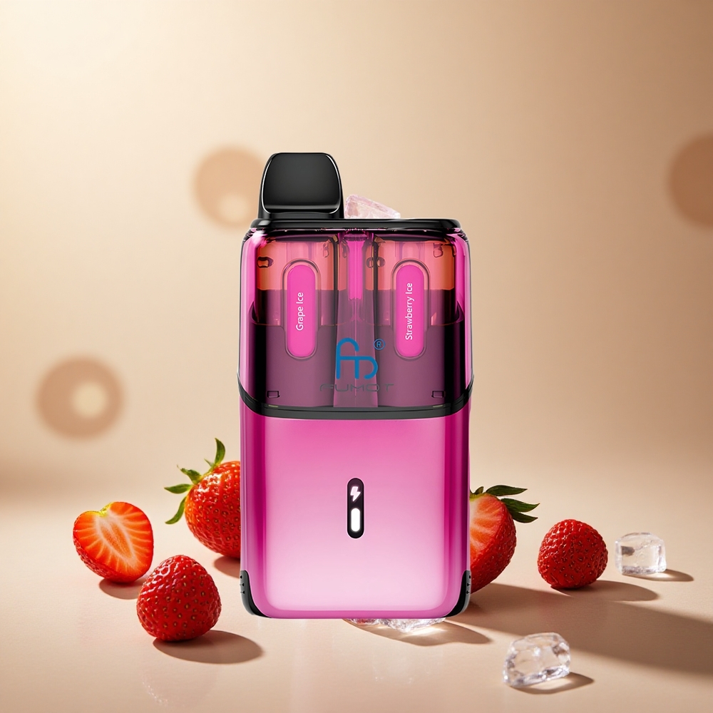Grape Ice - Strawberry Ice Fumot Ultra T32000 32000 Puffs wholesale vapes Ireland Advanced Mesh Coil