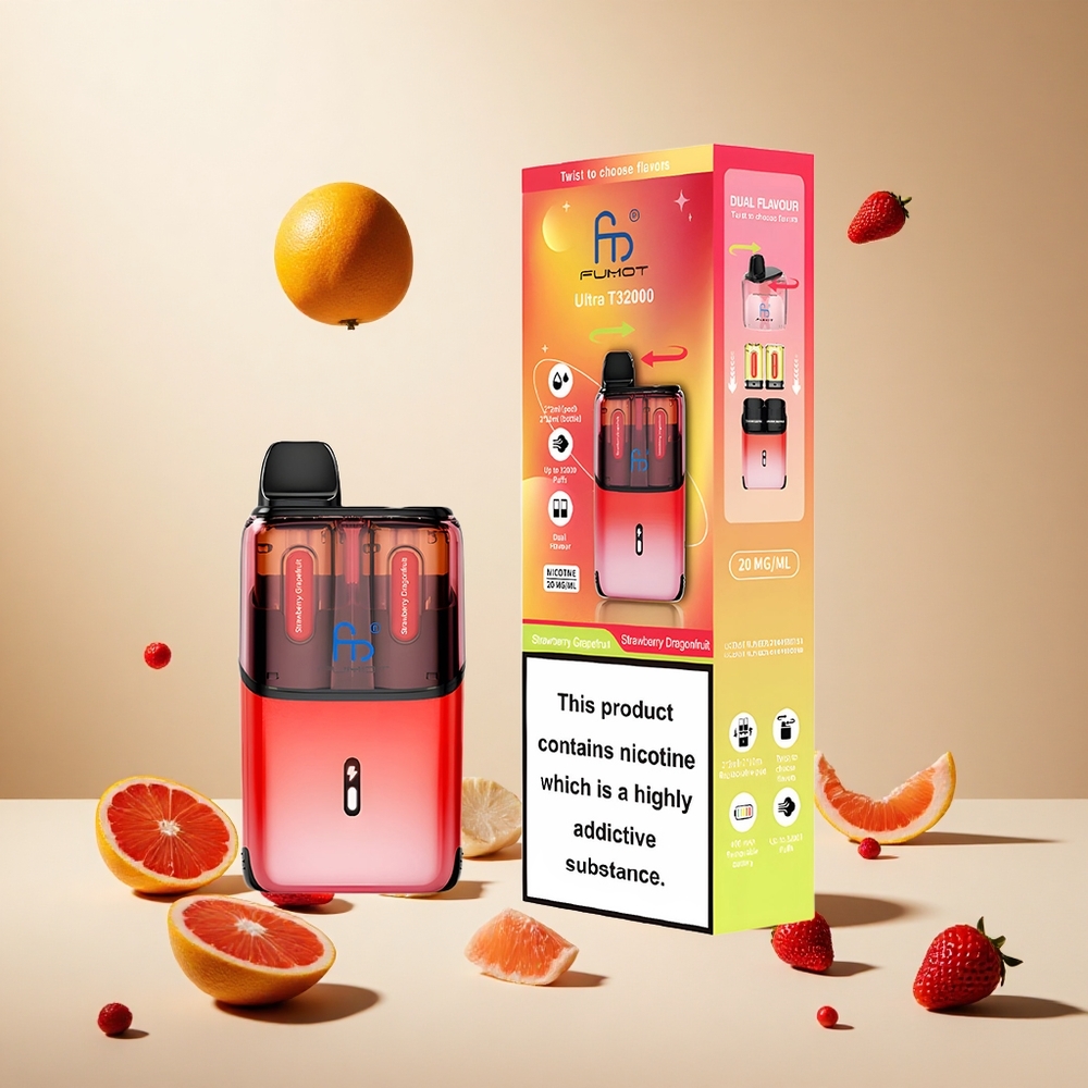 Strawberry Grapefruit Dragonfruit Fumot Ultra T32000 32000 Puffs wholesale vapes Ireland 800mAh