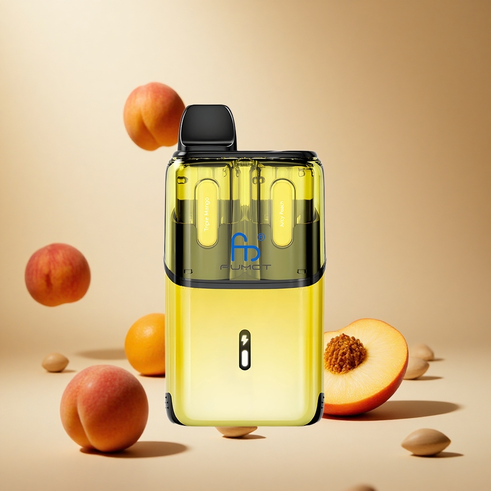 Triple Mango Juicy Peach Fumot Ultra T32000 32000 Puffs wholesale vapes Ireland Advanced Mesh Coil