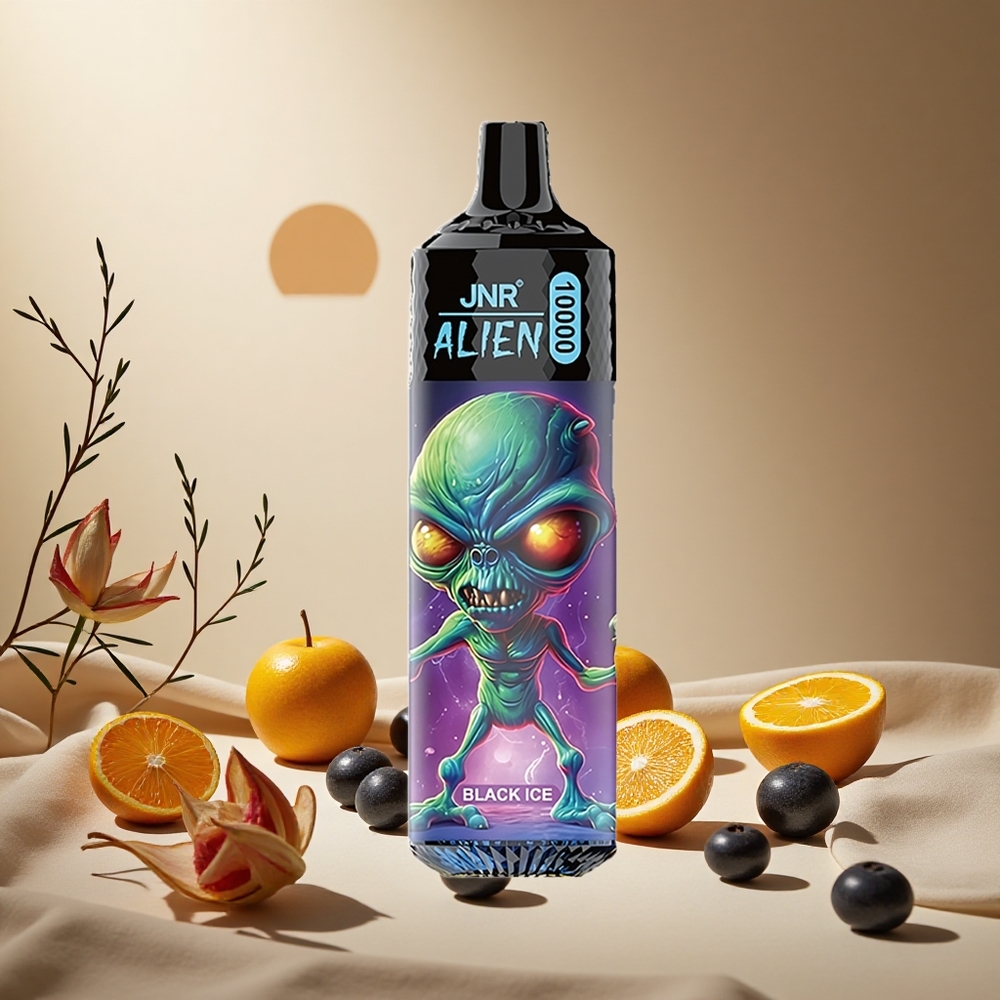 Black Ice JNR Alien 10000 Puffs Disposable Vape 850mAh wholesale vapes Ireland RGB LED