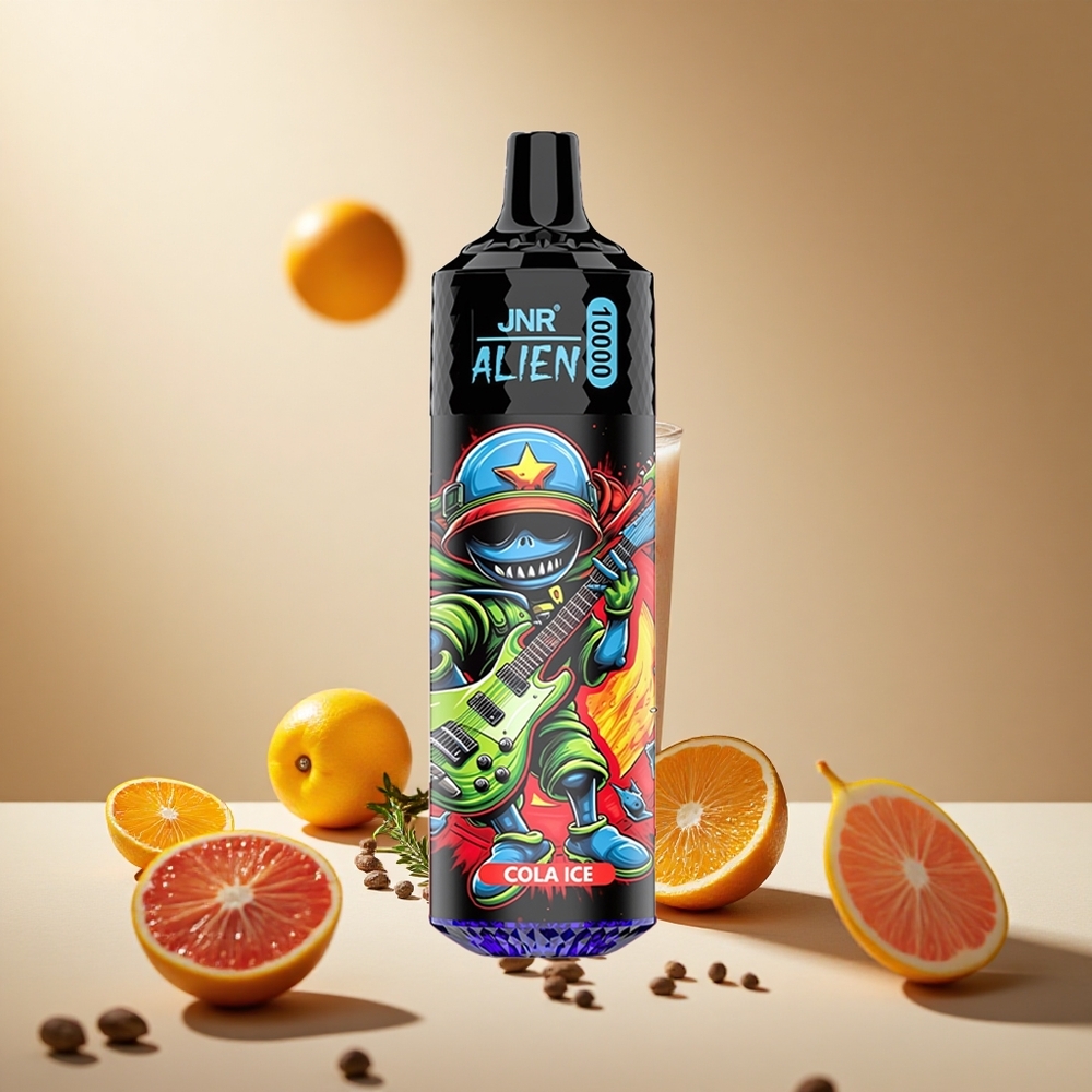 Cola Ice JNR Alien 10000 Puffs Disposable Vape with 850mAh Battery wholesale vapes Ireland RGB LED