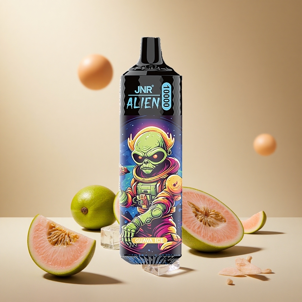 Guava Ice JNR Alien 10000 Puffs wholesale vapes Ireland with RGB LED & Type-C Quick Charge