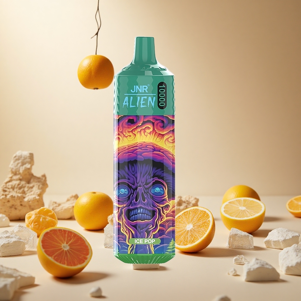 Ice Pop JNR Alien 10000 Puffs wholesale vapes Ireland with RGB LED & Type-C Quick Charge