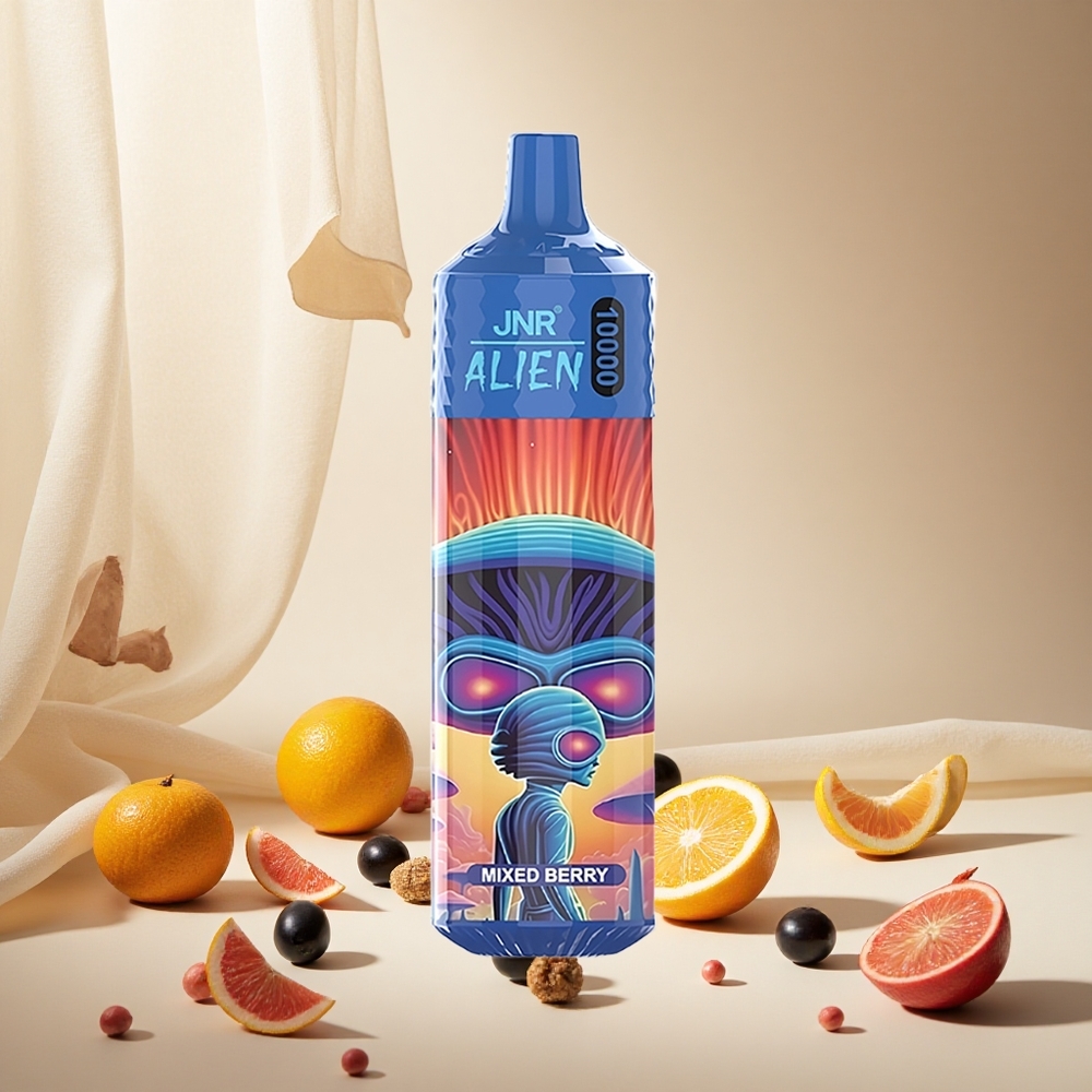 Mixed Berry JNR Alien 10000 Puffs wholesale vapes Ireland 850mAh RGB Lights