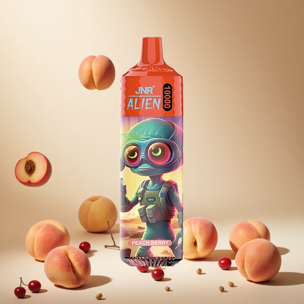 Peach Berry JNR Alien 10000 Puffs wholesale vapes Ireland with RGB LED