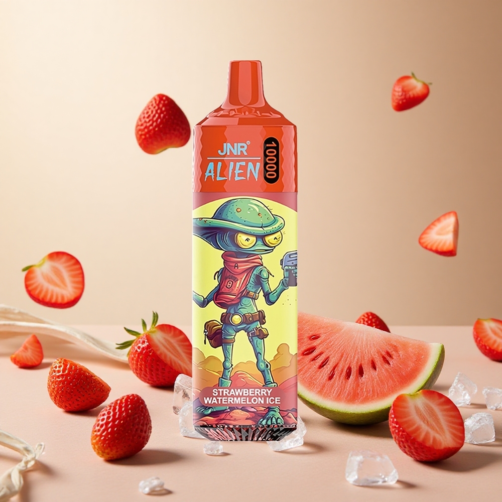Strawberry Watermelon Ice JNR Alien 10000 Puffs wholesale vapes Ireland RGB LED