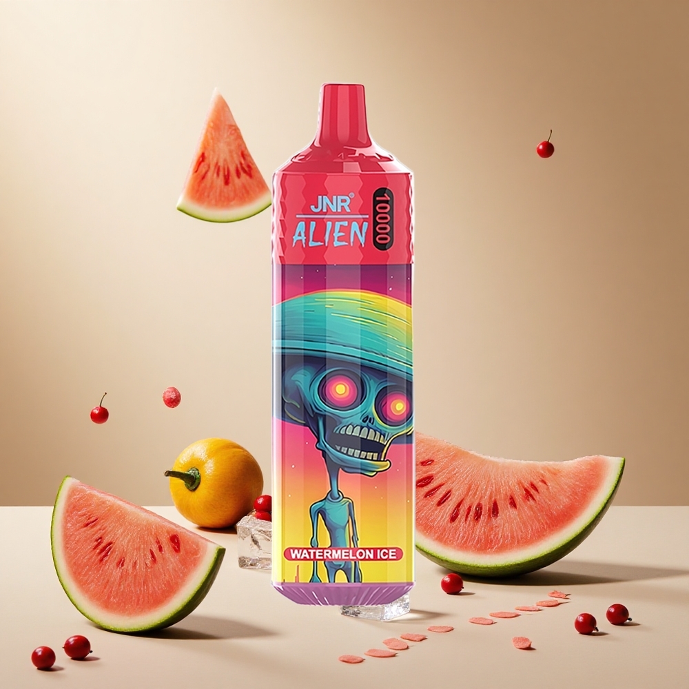 Watermelon Ice JNR Alien 10000 Puffs wholesale vapes Ireland 850mAh Battery Type-C Quick Charge